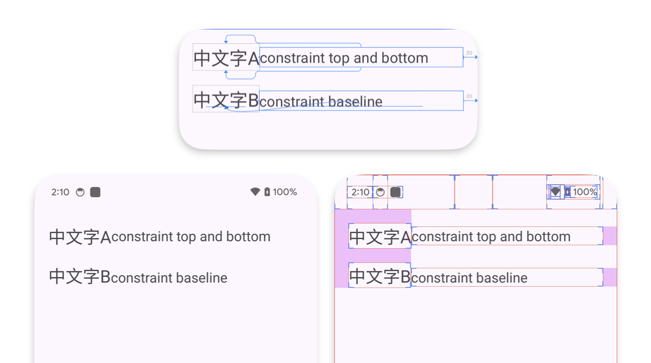 兩種ContraintLayout比較